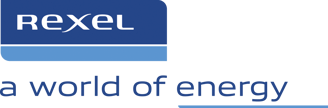 Rexel blue logotype